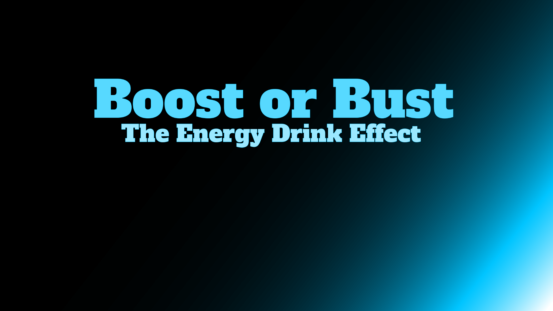 Boost or Bust Poster